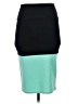 Lularoe Color Block Teal Casual Skirt Size XS - photo 2