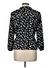 J.Crew 100% Polyester Polka Dots Black 3/4 Sleeve Blouse Size 10 - photo 2