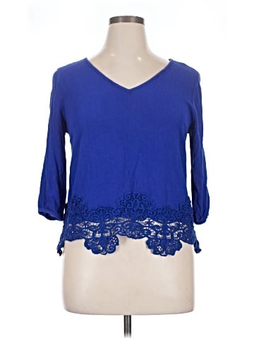 Skies Are Blue 3/4 Sleeve T-Shirt (view 1)