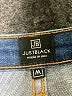 Just Black Blue Denim Shorts Size M - photo 3
