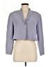 Due Per Due 100% Silk Purple Silk Blazer Size 8 - photo 1