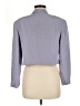 Due Per Due 100% Silk Purple Silk Blazer Size 8 - photo 2