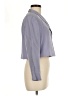 Due Per Due 100% Silk Purple Silk Blazer Size 8 - photo 4
