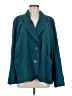 Flair 100% Polyester Teal Blazer Size M - photo 1