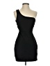Blue Blush Solid Black Cocktail Dress Size S - photo 1