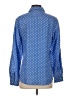 Talbots Polka Dots Blue Long Sleeve Button-Down Shirt Size S - photo 2