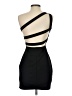 Blue Blush Solid Black Cocktail Dress Size S - photo 2