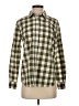 Talbots 100% Cotton Checkered-gingham Green Long Sleeve Button-Down Shirt Size S - photo 1