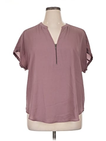 Maurices Short Sleeve Blouse (view 1)