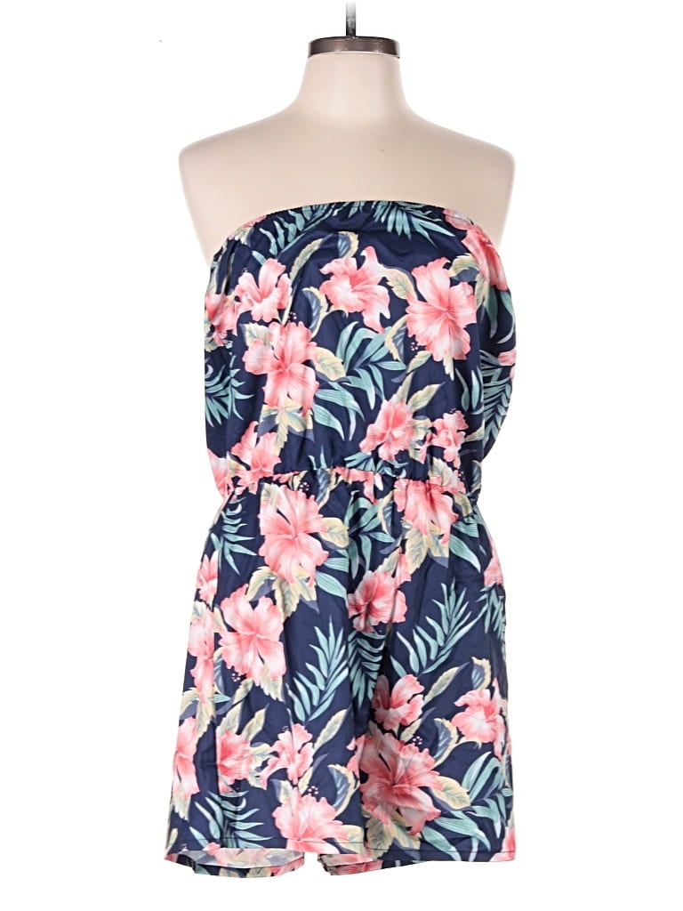 Pre-owned Shein Romper In Blue