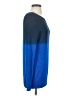 Theory Color Block Blue Wool Pullover Sweater Size S - photo 4