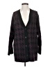 Express Houndstooth Purple Cardigan Size S - photo 1