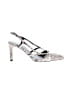 J.Crew Metallic Silver Heels Size 10 - photo 1