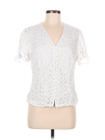 Peter Nygard Short Sleeve Blouse (view 1)