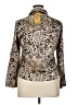 Kasper Animal Print Tan Long Sleeve Blouse Size 14 Petite - photo 2