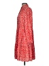 J.Crew 100% Viscose Hearts Red Casual Dress Size S - photo 5