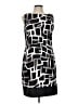 AB Studio Graphic Black Cocktail Dress Size 12 - photo 1