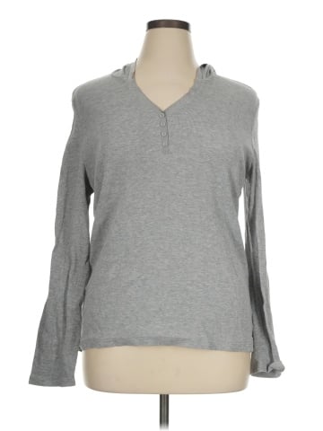St. John's Bay Long Sleeve Henley (view 1)