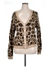 Others Follow 100% Acrylic Animal Print Tan Cardigan Size XL - photo 1