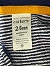 Carter's 100% Cotton Stripes Blue Zip Up Hoodie 18-24 MO / 24 MO - photo 3