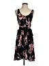 Derek Lam 100% Polyester Floral Black Casual Dress Size XS - photo 1