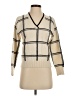 Moth Plaid Ivory Tan Pullover Sweater Size XS - photo 1