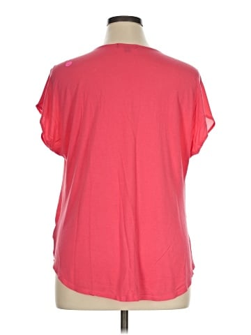 INC International Concepts Short Sleeve Blouse (view 2)