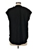Joie 100% Polyester Black Short Sleeve Blouse Size M - photo 2