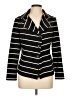 Chico's Stripes Black Blazer Size Med (1) - photo 1