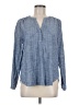 Joie 100% Cotton Blue Long Sleeve Blouse Size M - photo 1