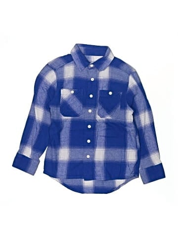 Wonder Nation Long Sleeve Button-Down Shirt (view 1)