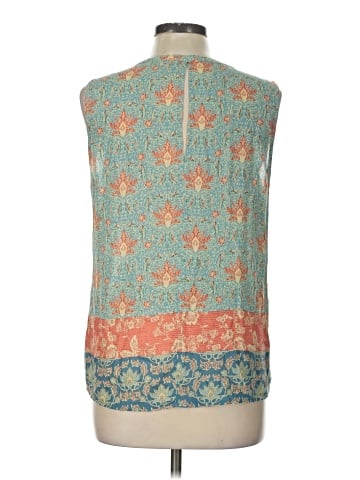 Pale Sky Sleeveless Blouse (view 2)