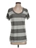 Hi-Line Stripes Gray Short Sleeve T-Shirt Size XS - photo 1