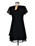 Jessica Howard 100% Polyester Solid Black Cocktail Dress Size 6 (petite) - photo 2