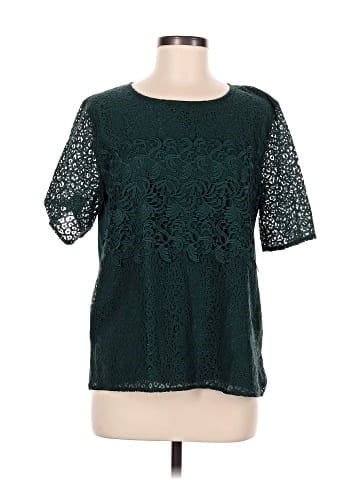 Ann Taylor Factory Short Sleeve Blouse (view 1)