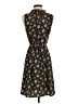 Ann Taylor LOFT 100% Polyester Floral Black Casual Dress Size S - photo 2