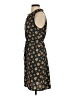 Ann Taylor LOFT 100% Polyester Floral Black Casual Dress Size S - photo 5