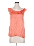 J.Crew 100% Silk Orange Sleeveless Silk Top Size 4 - photo 1