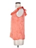 J.Crew 100% Silk Orange Sleeveless Silk Top Size 4 - photo 5