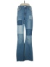 Hollister Color Block Blue Jeans Size 3 - photo 1