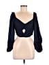 Sachin + Babi Black 3/4 Sleeve Blouse Size 6 - photo 1