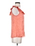 J.Crew 100% Silk Orange Sleeveless Silk Top Size 4 - photo 4
