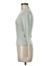 Central Park West 100% Cashmere Blue Green Cashmere Pullover Sweater Size M - photo 5