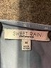 Sweet Rain 100% Polyester Polka Dots Blue 3/4 Sleeve Blouse Size M - photo 7