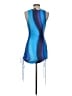Motel 100% Polyester Tie-dye Blue Cocktail Dress Size S - photo 2