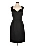 Connected Apparel Solid Black Cocktail Dress Size 12 - photo 1