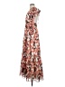 Gianni Bini 100% Polyester Print Brown Casual Dress Size 4 - photo 5