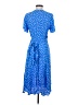 Lulus 100% Rayon Polka Dots Blue Casual Dress Size S - photo 2