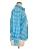 Vineyard Vines Checkered-gingham Blue Long Sleeve Button-Down Shirt Size 14 - photo 4