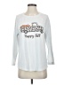 Modern Lux White Long Sleeve T-Shirt Size S - photo 1